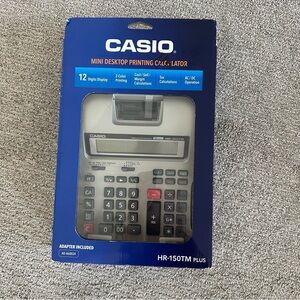 Casio HR-150TM Plus mini desktop printing‎ calculator
